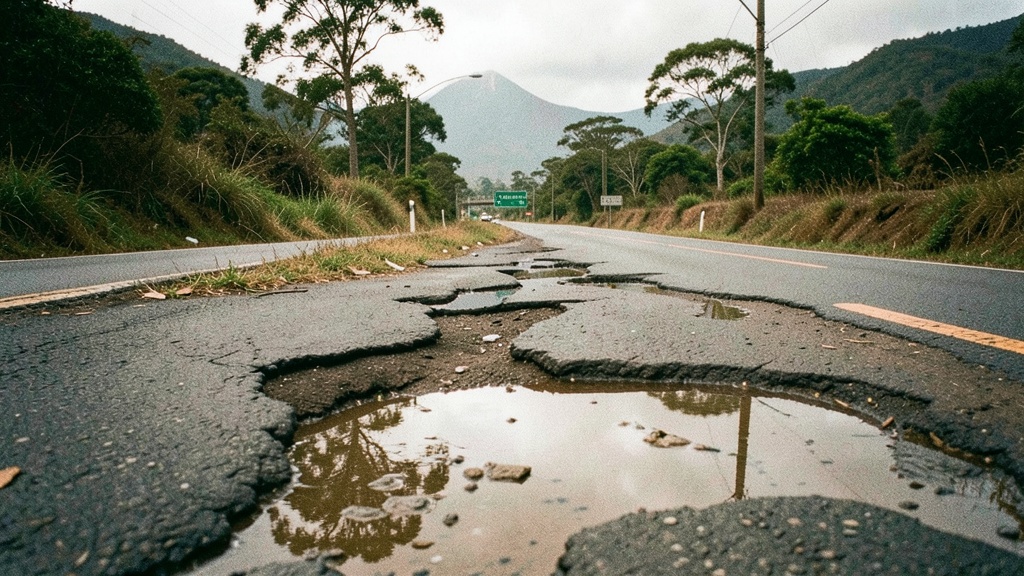 Denuncian sabotaje con agua en el km 49 de la vía Cuenca-Molleturo