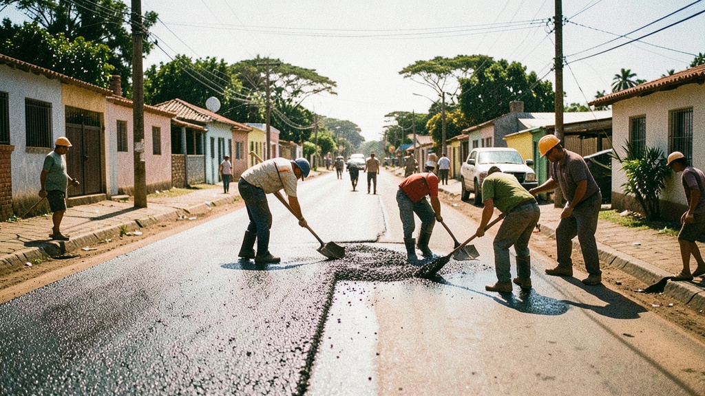 Asfaltado y obras nuevas mejoran 50 calles en El Empalme
