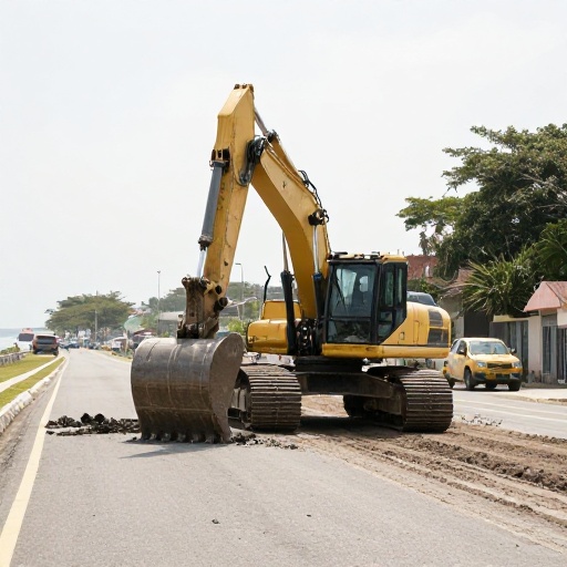 Avanzan obras de ampliación de la Av. Quevedo a 4 carriles en El Empalme