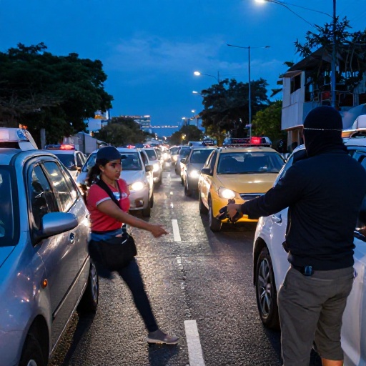 Mujer esquiva ataque armado en el Empalme mientras conducía su vehículo