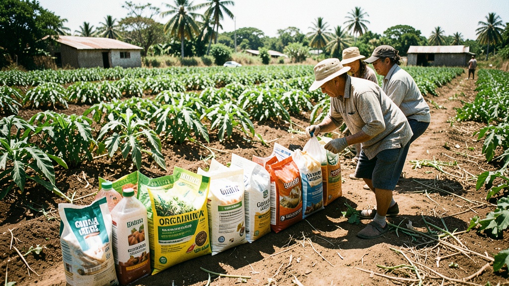 Agricultores de El Empalme reciben 120 kits de abono orgánico