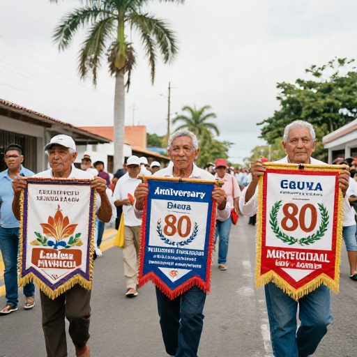 Parroquia Guayas celebra 80 años de su proclamación con orgullo local