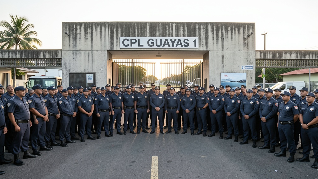 Miles de efectivos de seguridad ingresan al CPL Guayas 1 para reforzar perímetro