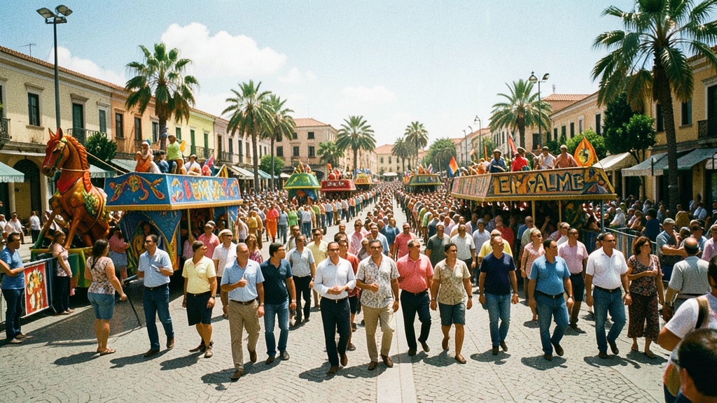 El Empalme celebra sus fiestas cívicas con unción, desfile y sesión solemne