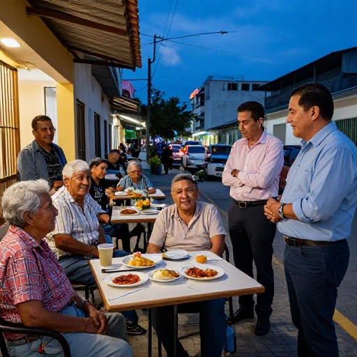 Concejales de El Empalme fortalecen el vínculo con adultos mayores en visita al centro gerontológico