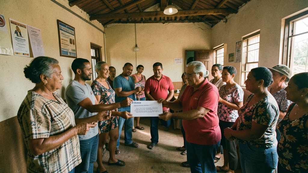 935 adultos mayores del distrito El Empalme reciben aumento de pensión a 100 dólares