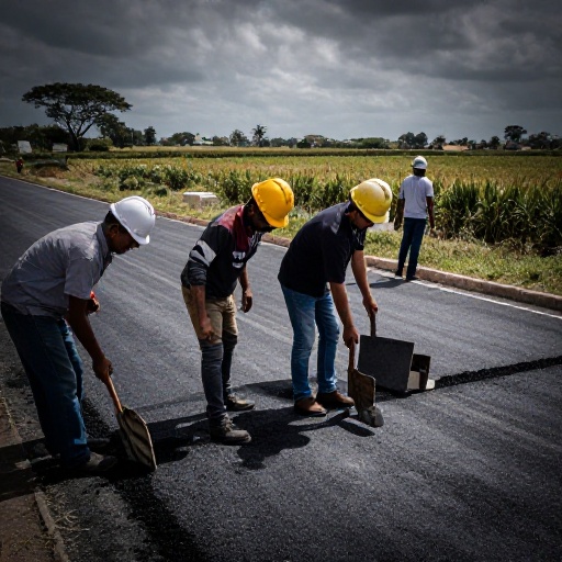 GAD El Empalme avanza obras viales para impulsar la productividad agrícola local