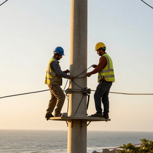 CELEC avanza obras de transmisión eléctrica en Guayas con inversión de 100 millones