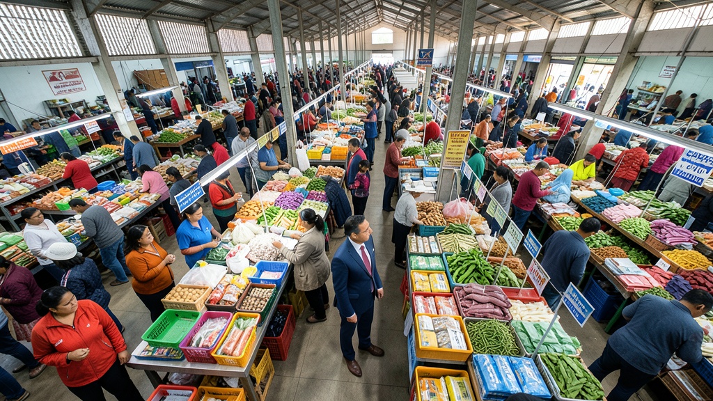 Gobernación fiscaliza precios en Mercado Municipal de José Moscote tras denuncias ciudadanas