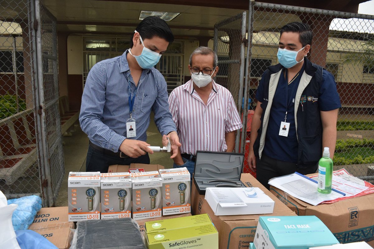 Hospital Básico de El Empalme recibe insumos médicos y equipamiento