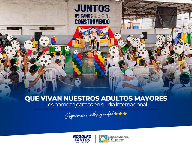 Más de 150 adultos mayores celebraron su día con música y deporte en El Empalme