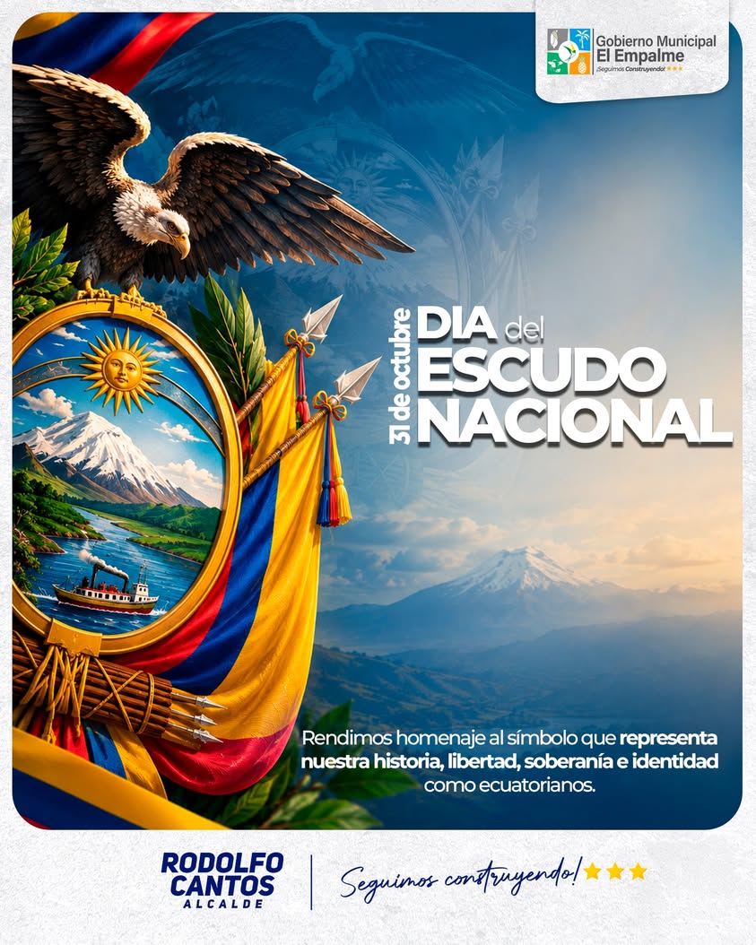 El Empalme celebra el Día del Escudo Nacional con orgullo local
