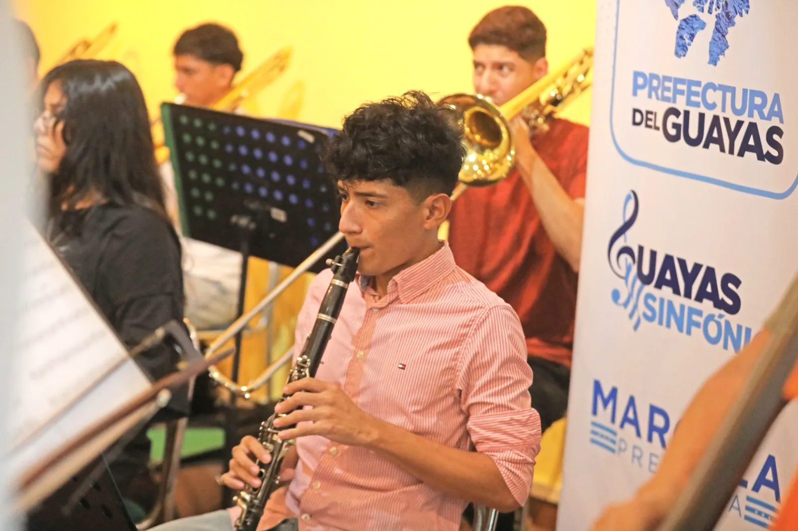 Marcos Vargas, clarinetista de Guayas Sinfónica, obtiene beca en Francia