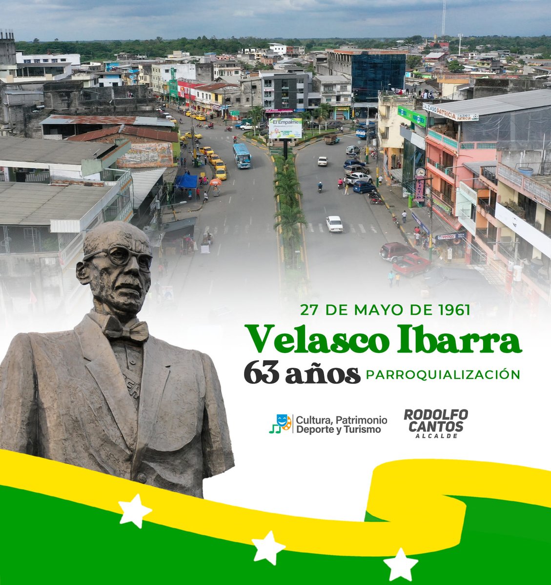 Hace 63 años El Empalme se convirtió en parroquia Velasco Ibarra