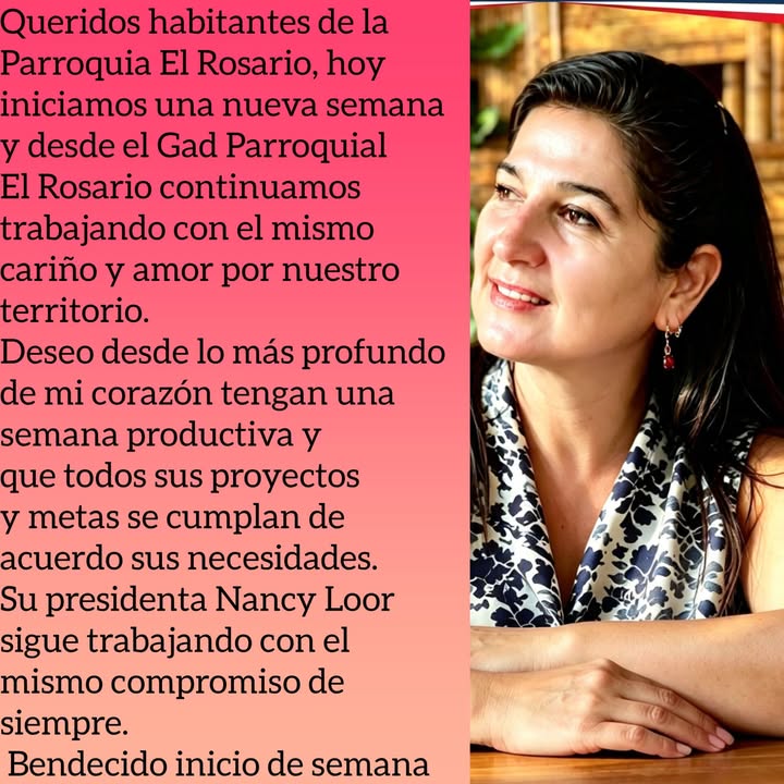 GAD Parroquial El Rosario emite mensaje oficial a las comunidades