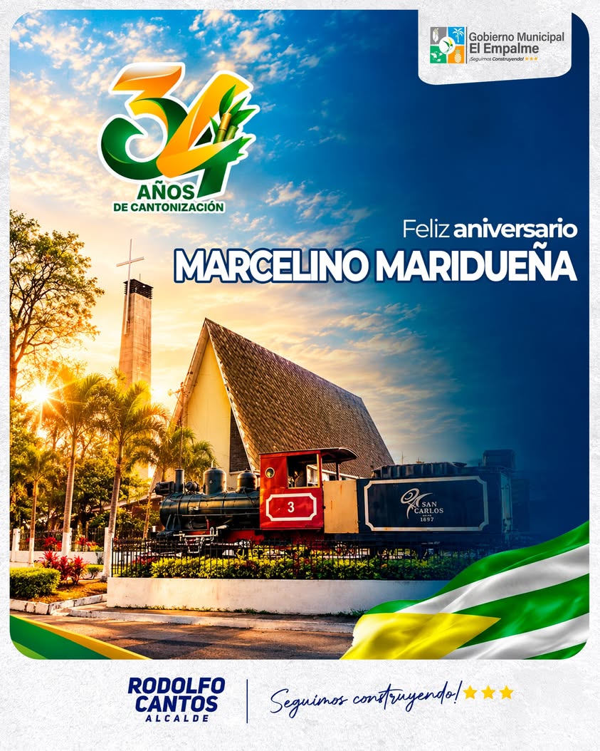 Marcelino Maridueña celebra 34 años de historia y desarrollo local