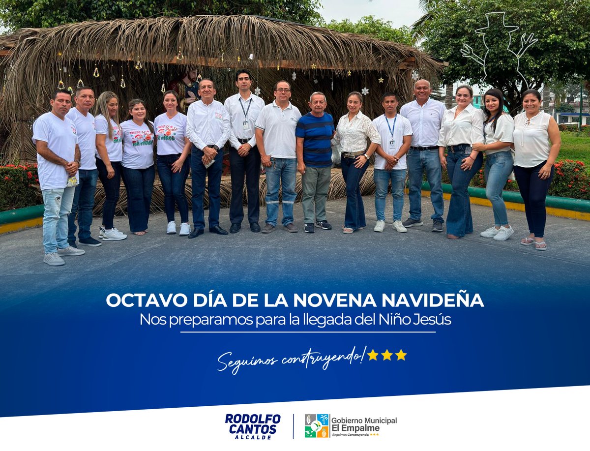 El Empalme vivió el octavo día de la Novena Municipal con unidad y fe