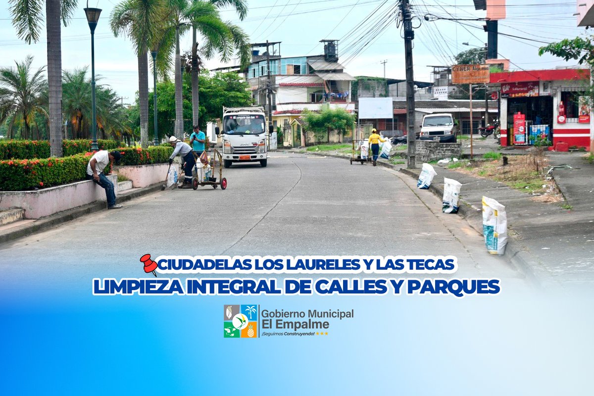 Municipio de El Empalme inicia limpieza en Los Laureles y Las Tecas
