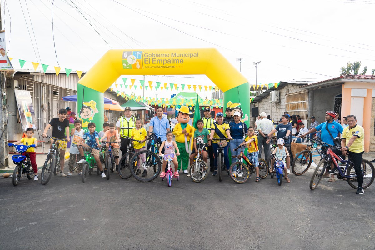 Autoridades municipales compartieron tarde familiar en el sector El Empalme
