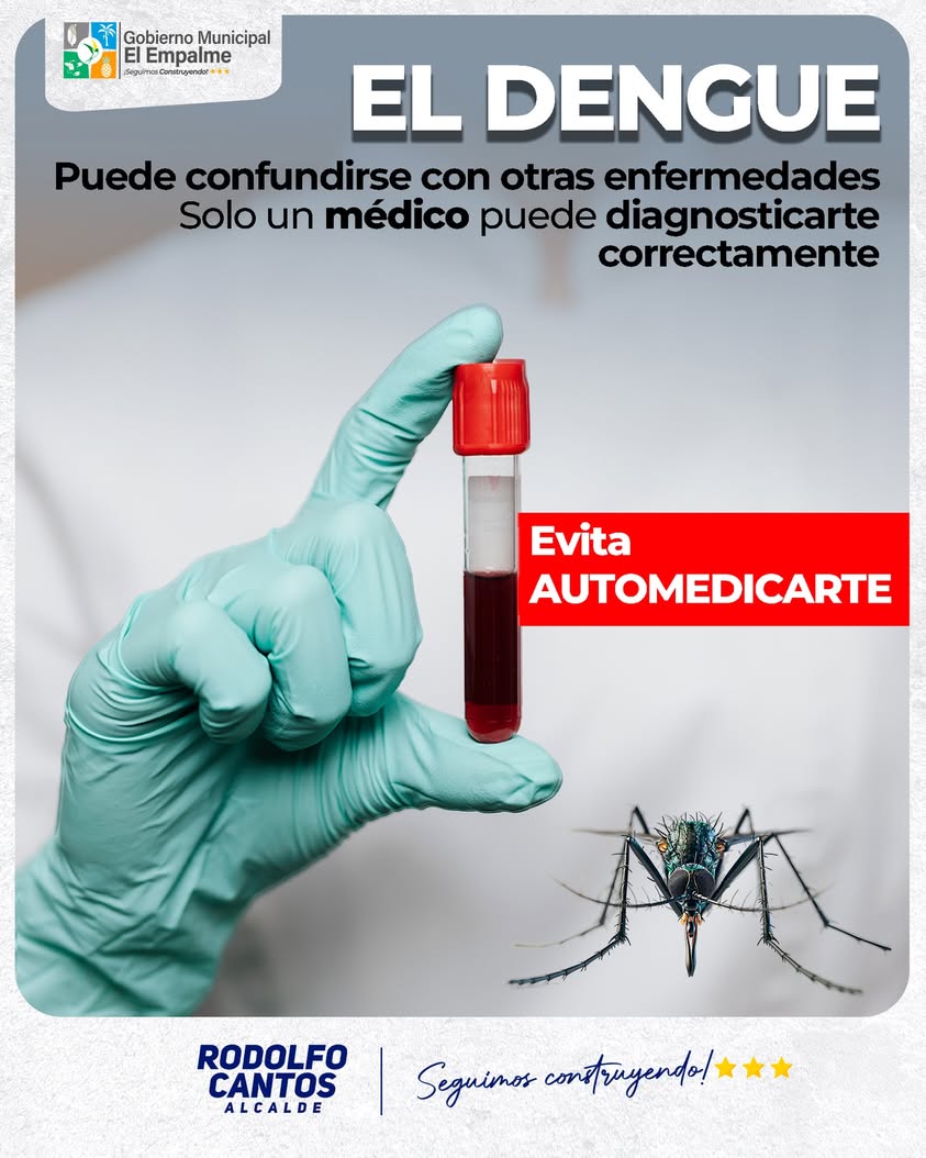 El Empalme advierte sobre el dengue y pide atención médica inmediata