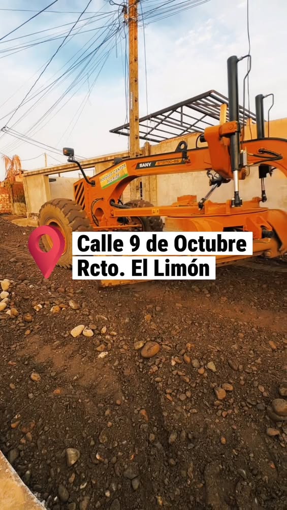 Obras avanzan en El Limón, El Empalme: construcción continua en el recinto