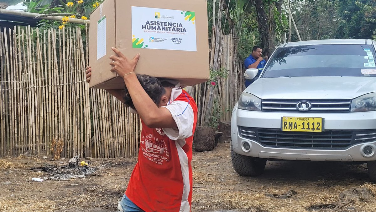 Tres familias quedaron sin techo en El Empalme tras colapso por vendaval