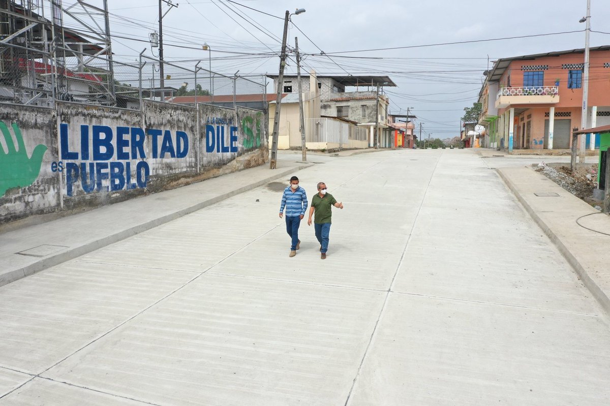 Obras en calle J.J. de Olmedo mejoran vida de vecinos en El Empalme