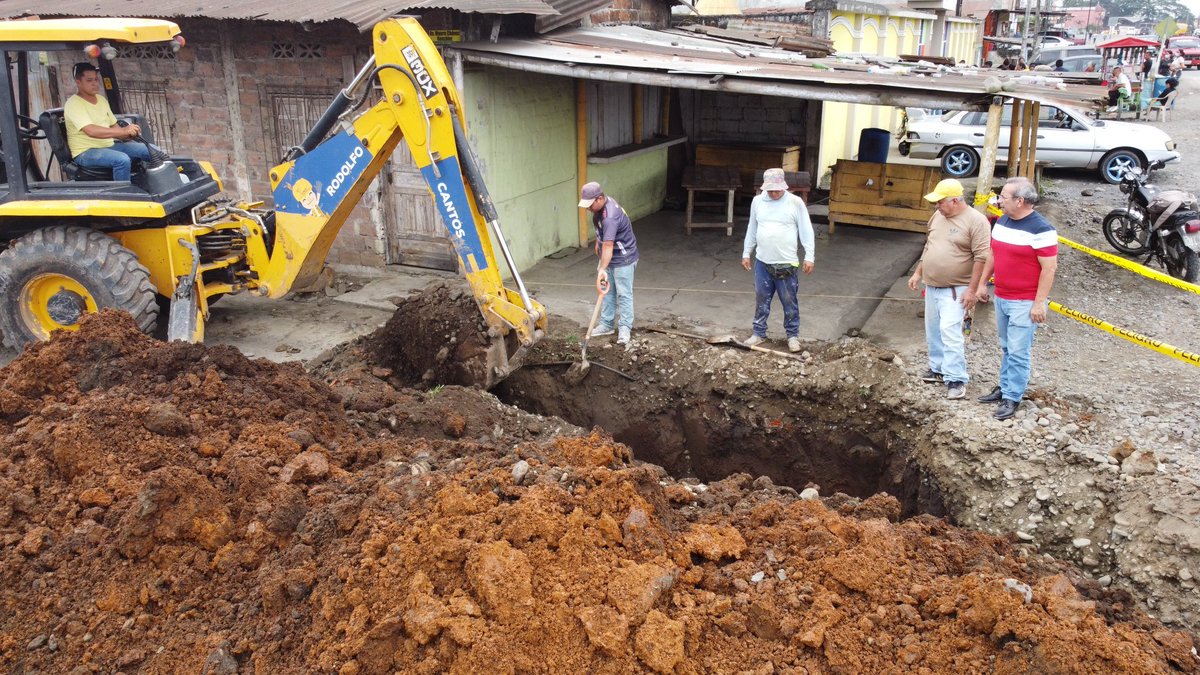 Inician obras de pavimentación y alcantarillado en La Chiquita y La Angelita