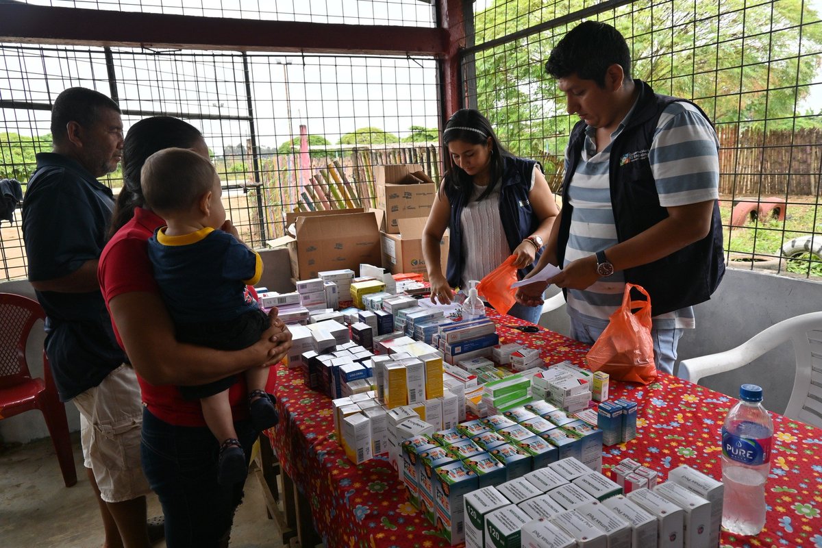 Equipo médico del GAD El Empalme atendió a vecinos en Rctdo. Cristóbal Colón