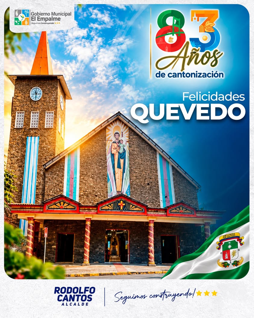 El Empalme celebra el 83 aniversario de cantonización de Quevedo