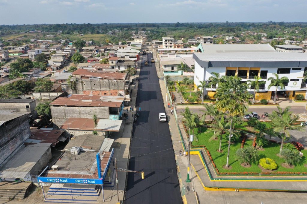 Asfaltado en Empalme mejora tránsito en calle de Cooperativa 2 de Mayo