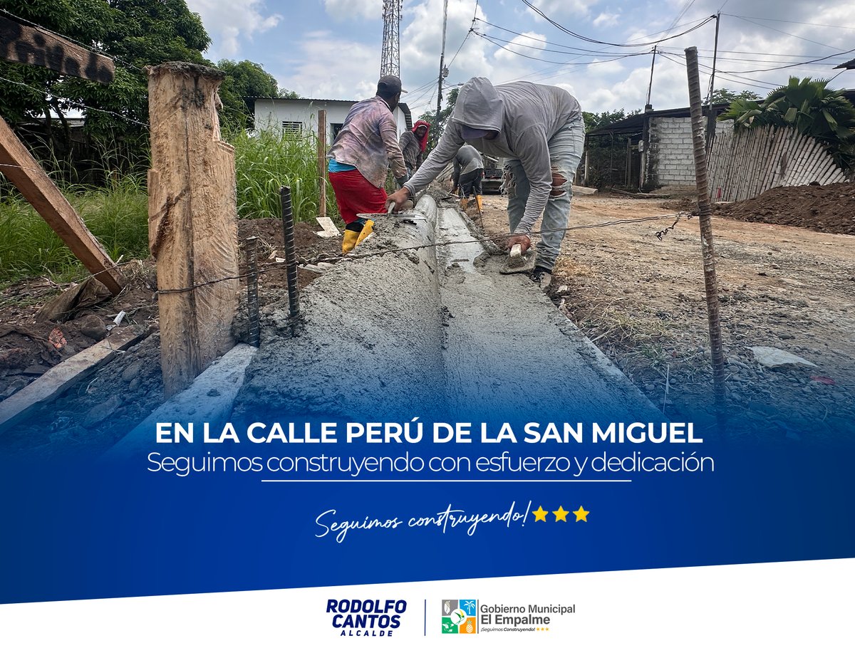 Avanza regeneración urbana en La Lorena 1 con nuevas aceras y alcantarillado