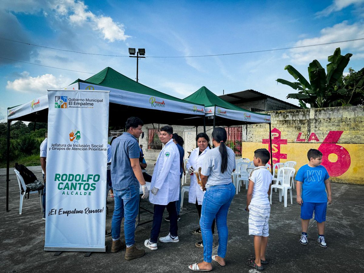 Brigada sanitaria desparasitó más de 200 mascotas en El Empalme